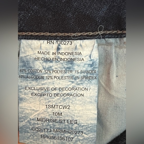 Lee Riders Midrise Straight Jeans. Women’s Size 10M - Picture 11 of 14